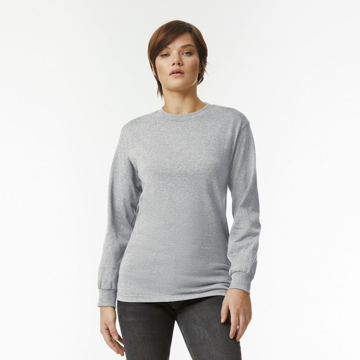 American Apparel Heavyweight Cotton Unisex Long Sleeve T-Shirt 1304