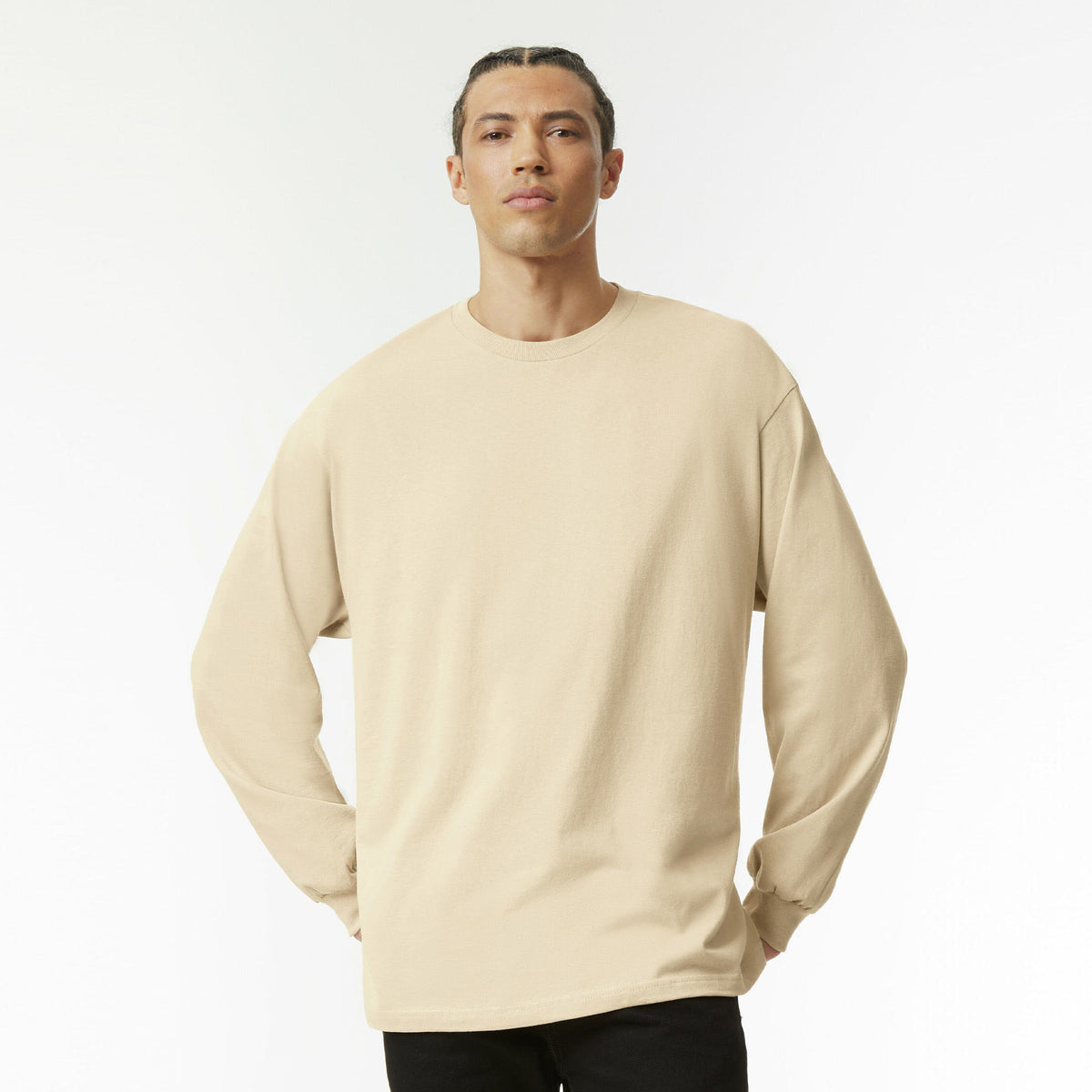 American Apparel Heavyweight Cotton Unisex Long Sleeve T-Shirt 1304