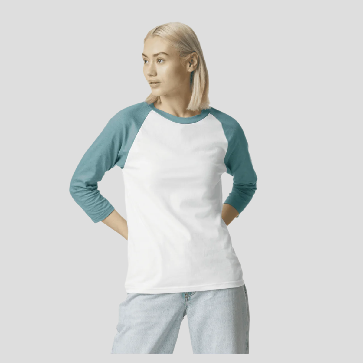 American Apparel CVC Unisex Raglan T-shirt 2003CVC