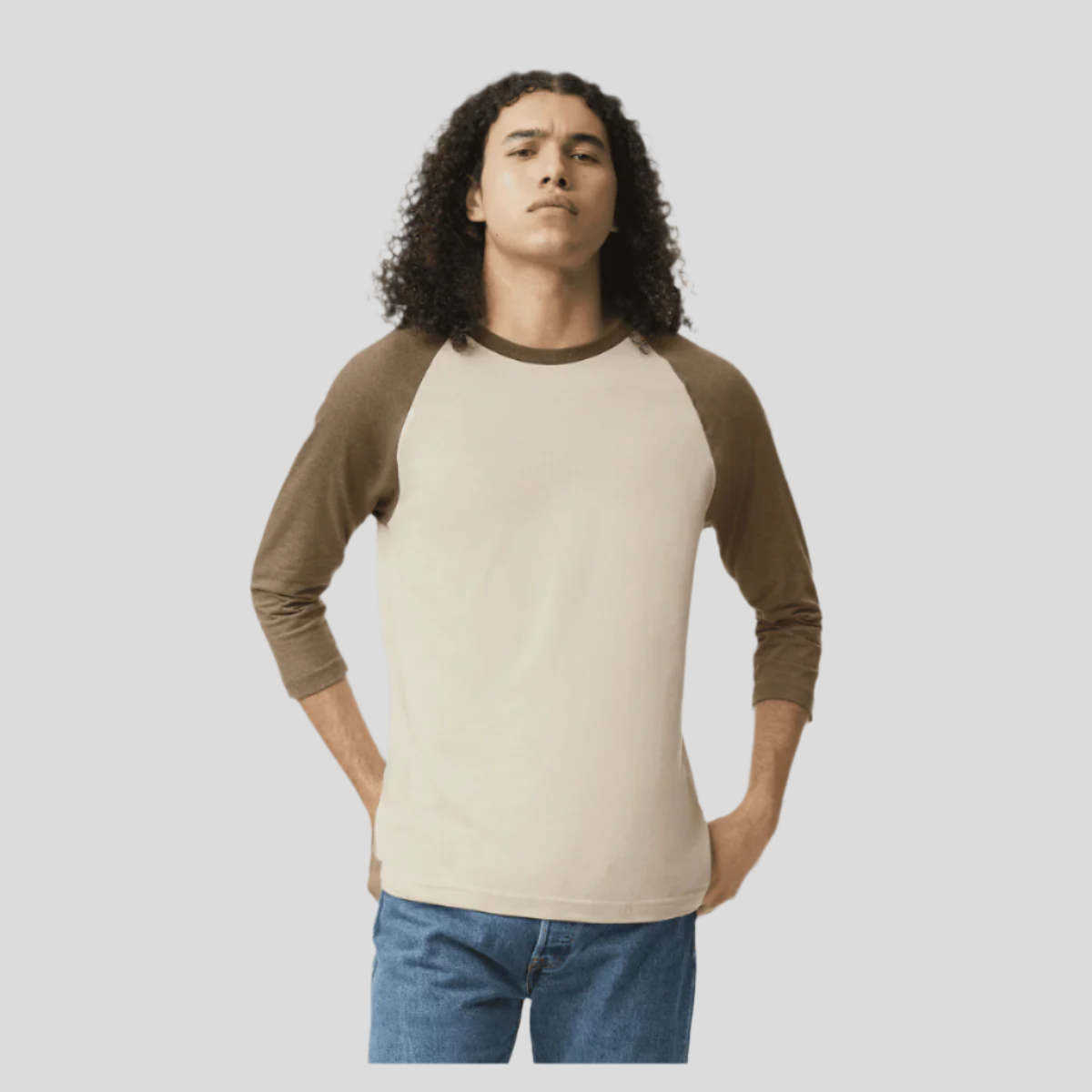 American Apparel CVC Unisex Raglan T-shirt 2003CVC
