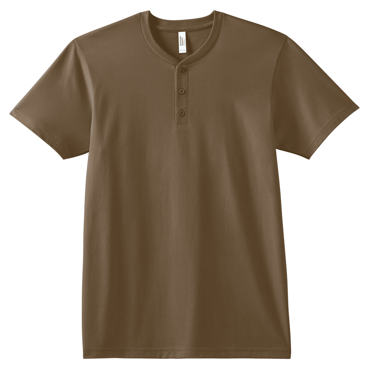 American Apparel CVC Unisex Henley T-shirt 2004CVC