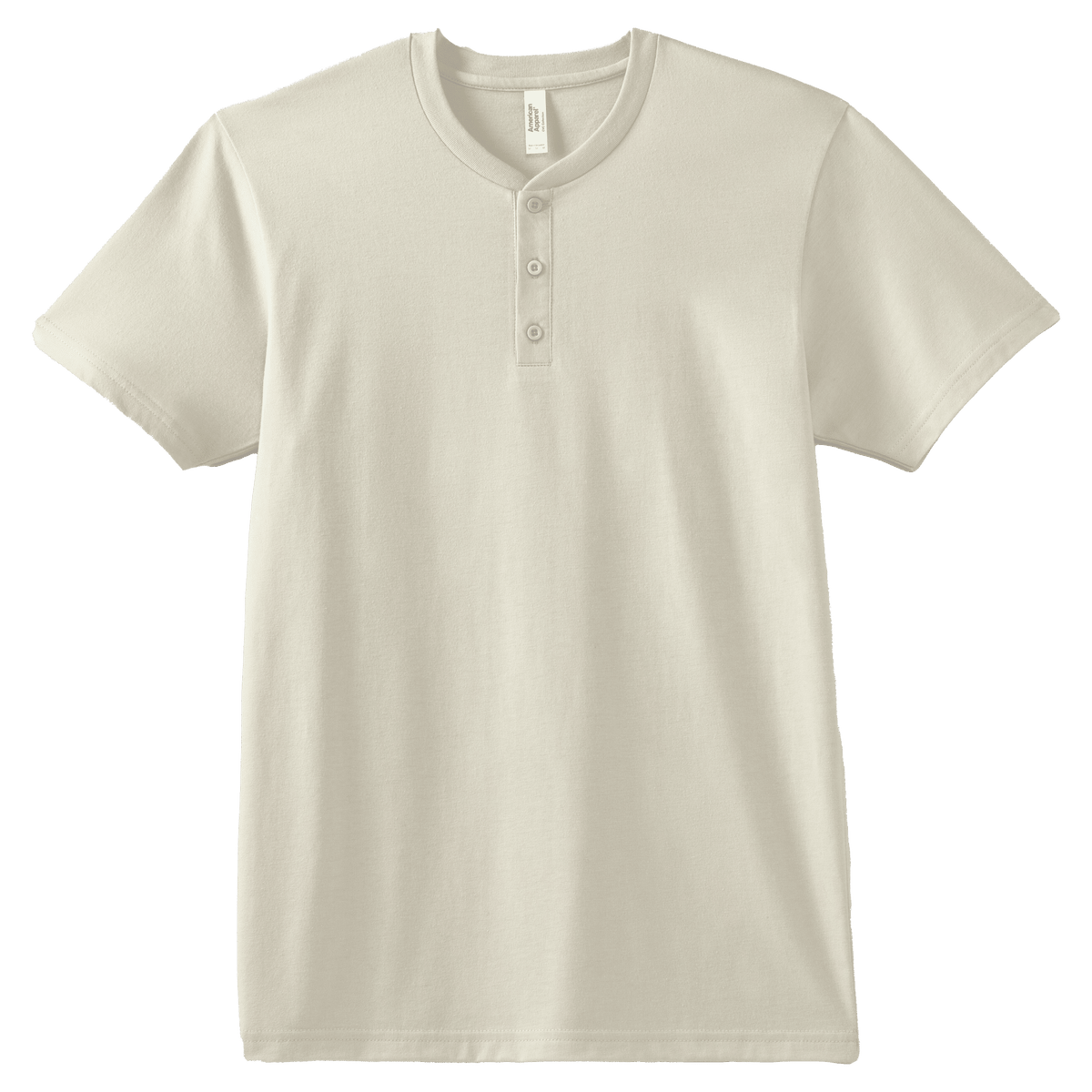 American Apparel CVC Unisex Henley T-shirt 2004CVC