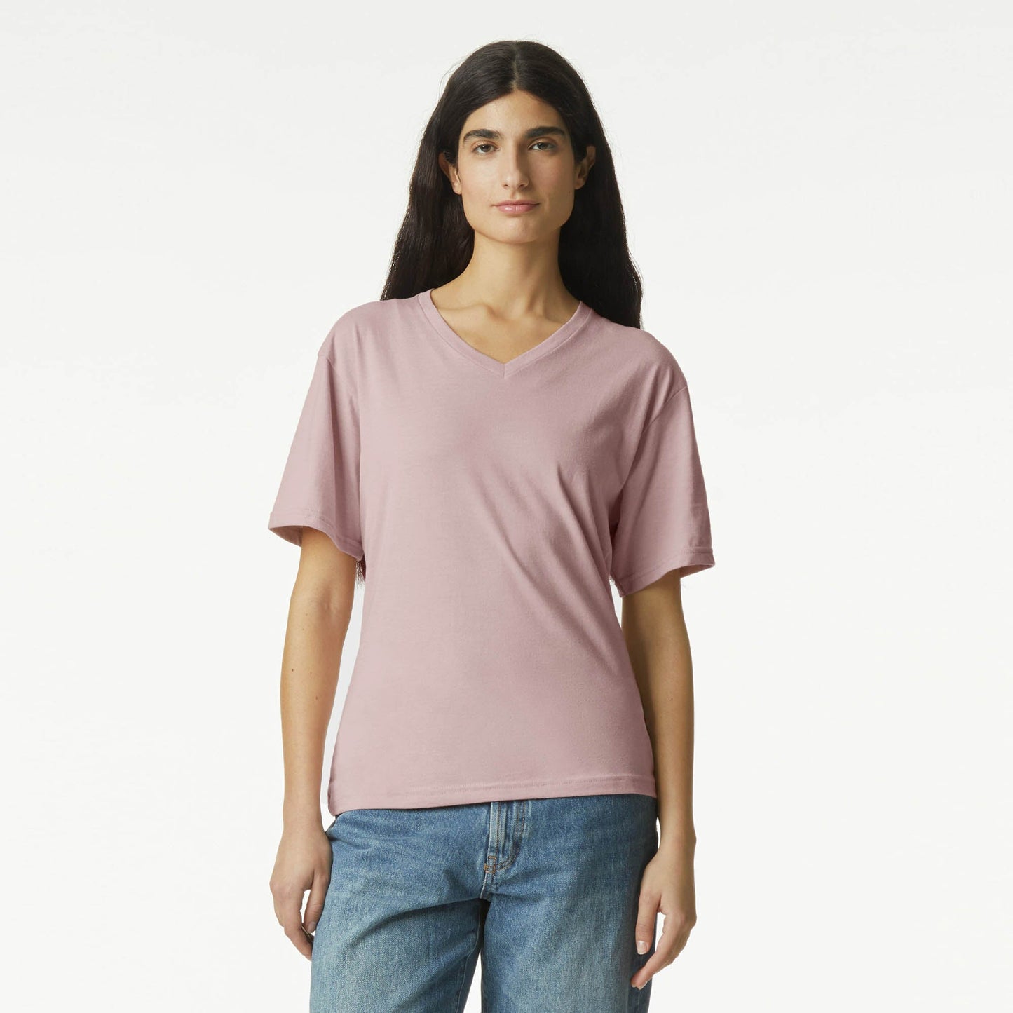 American Apparel CVC Unisex V-neck T-shirt 2006CVC