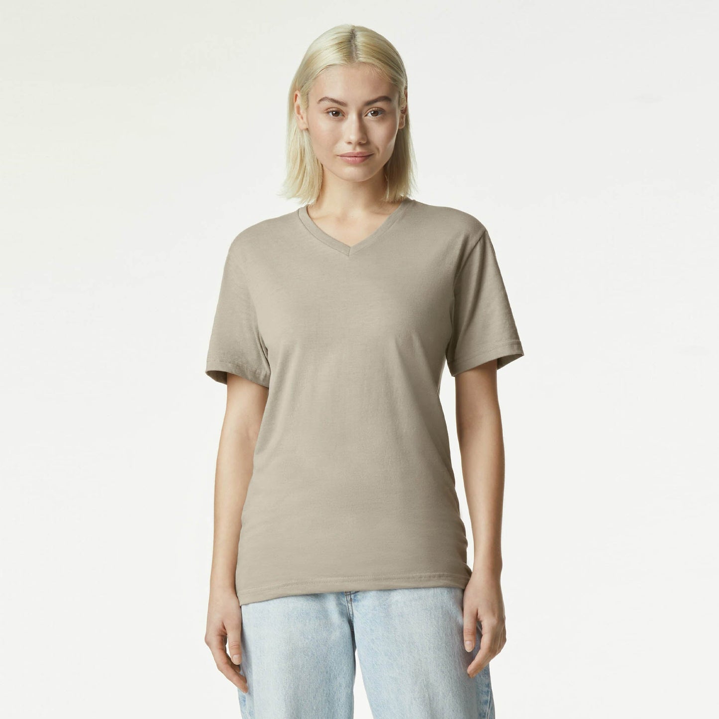 American Apparel CVC Unisex V-neck T-shirt 2006CVC
