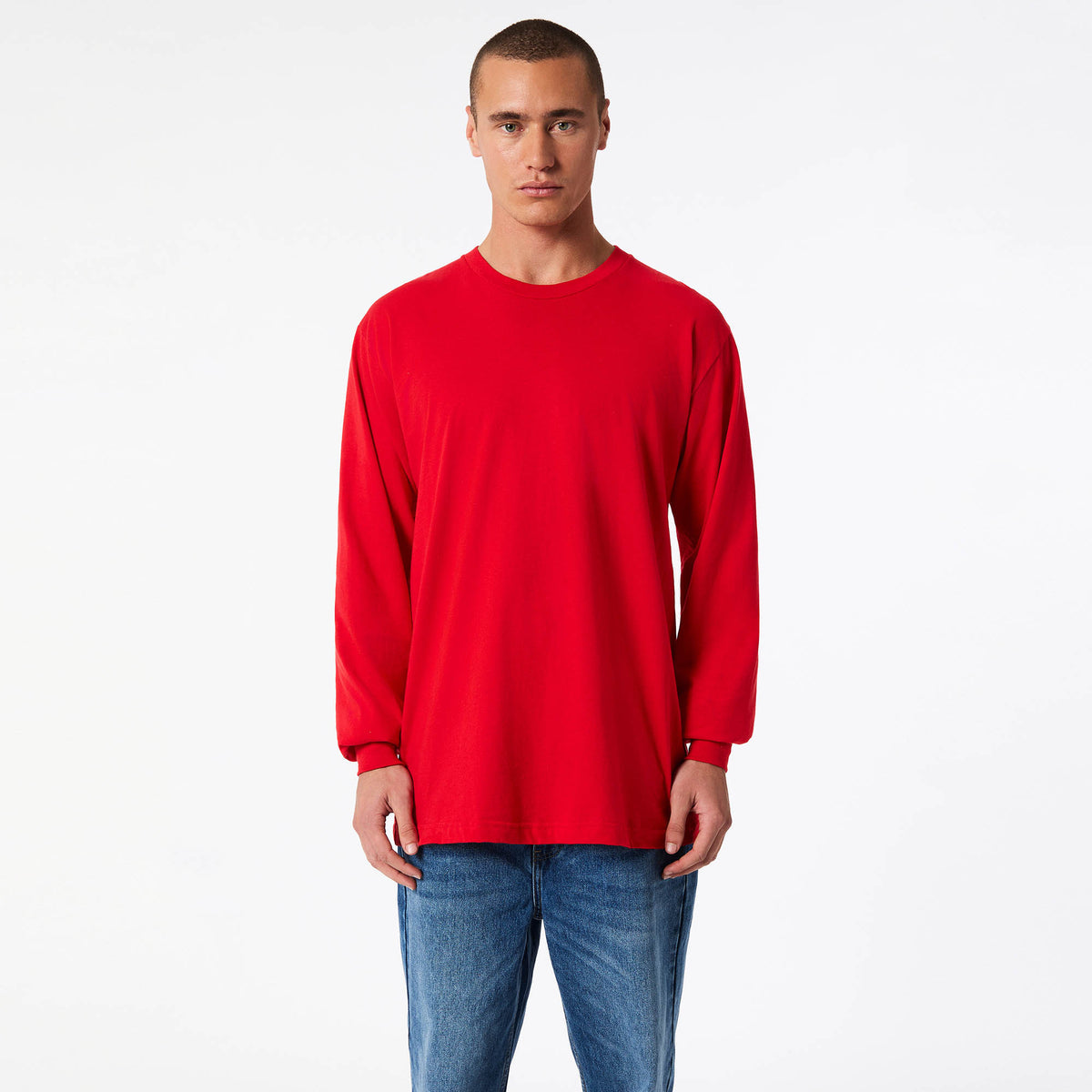 American Apparel Cotton Long Sleeve Fine Jersey T-shirt 2007W