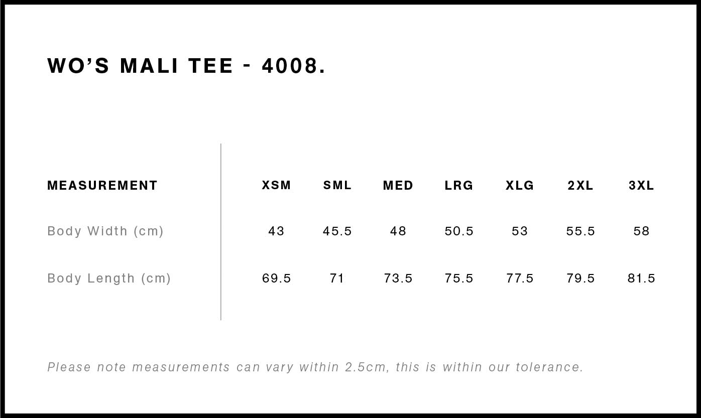 Wo's Mali Tee 4008