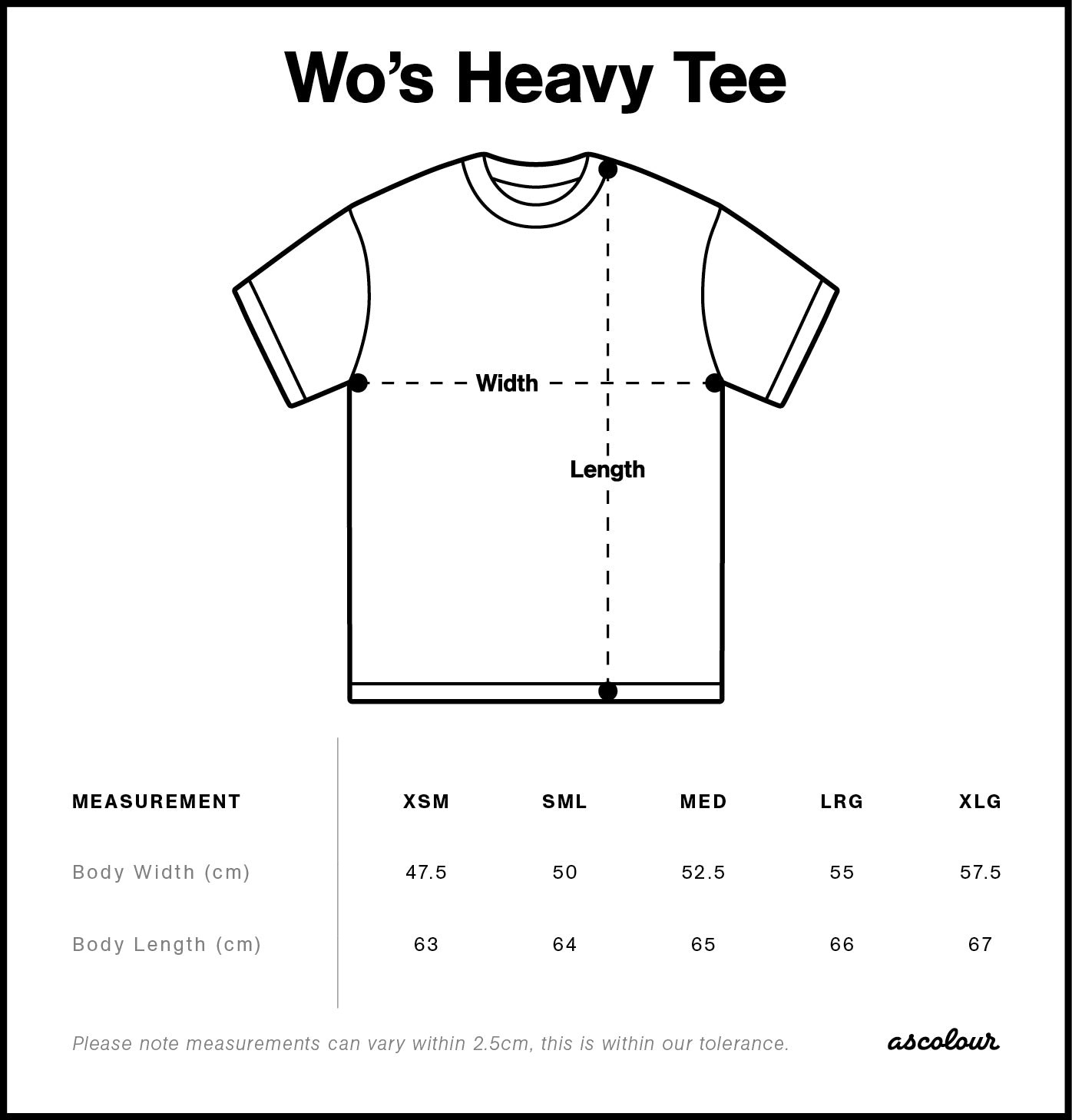 Wo's Heavy Tee 4080
