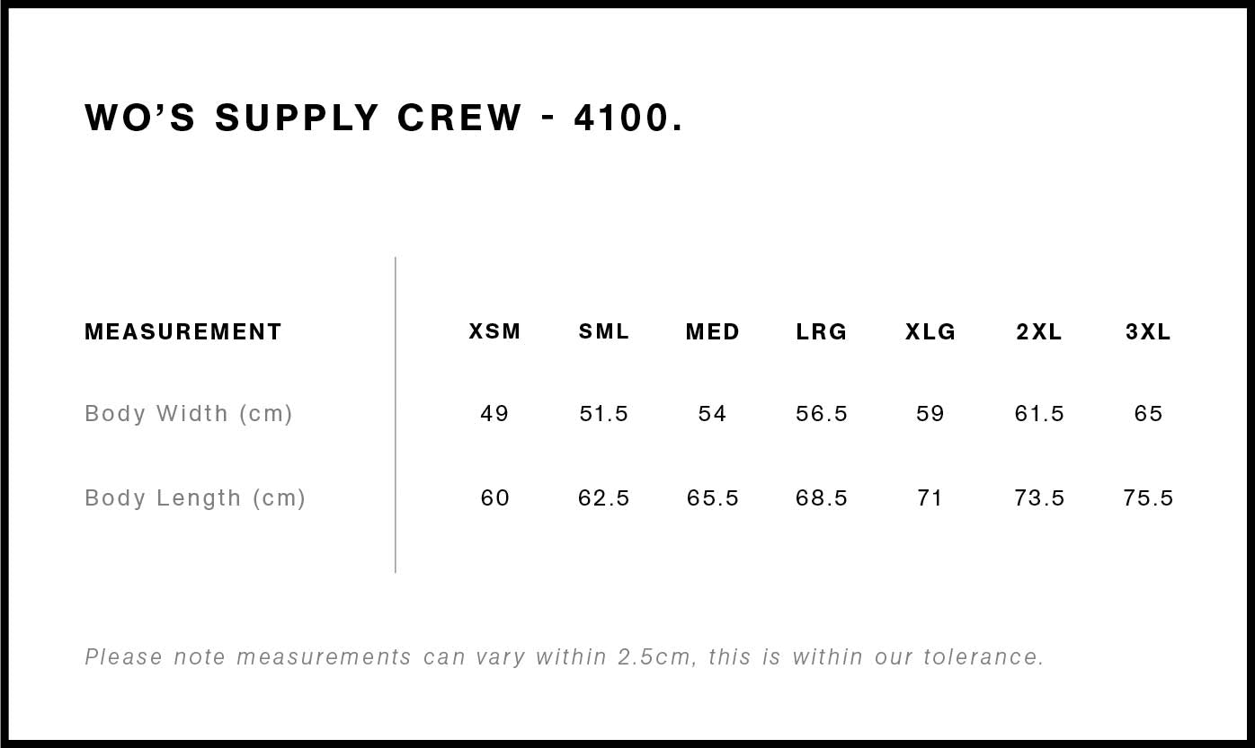 Wo's Supply Crew 4100