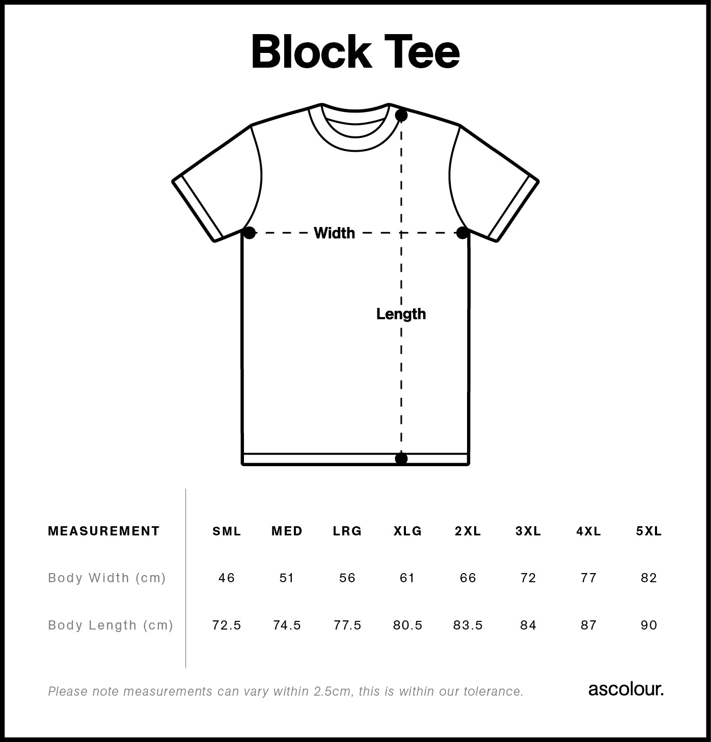 Block Tee 5050
