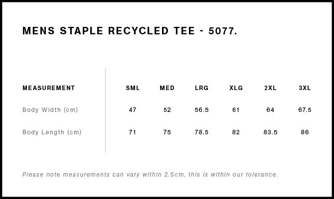 Staple Recycled Tee 5077