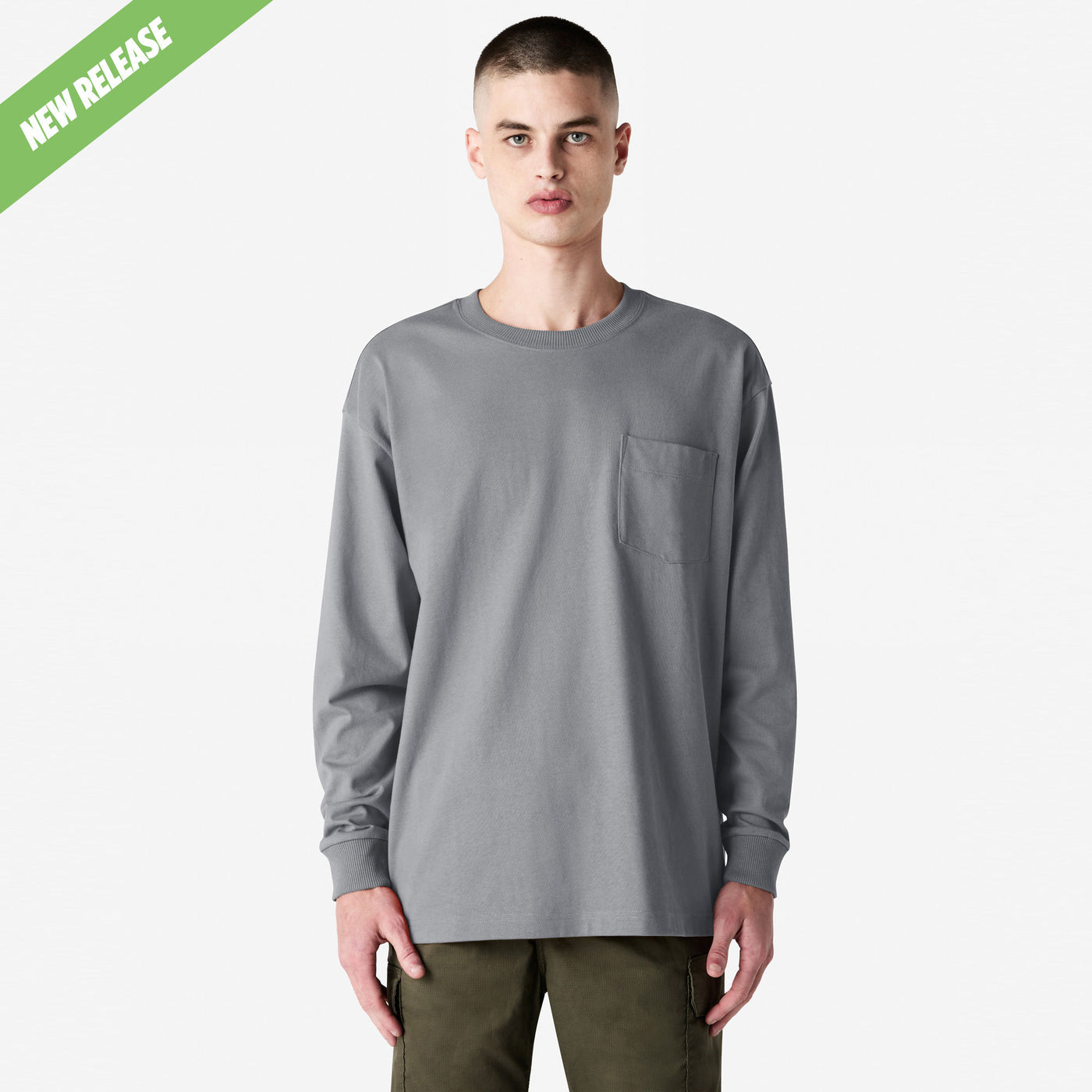 American Apparel Super Heavyweight Long Sleeve T-Shirt with Pocket 9401