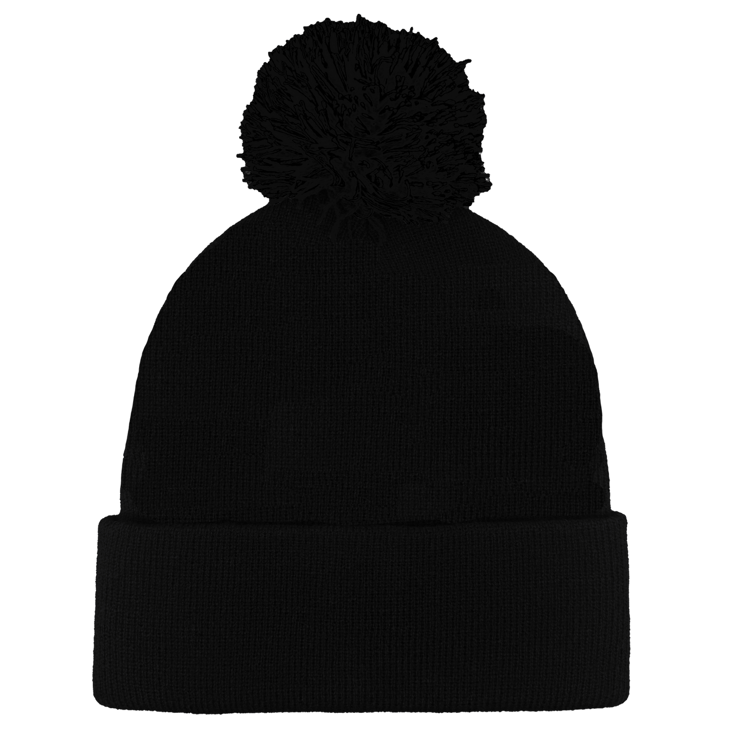 B1900 Headwear24 Cuffed Knitted Pom Pom Beanie