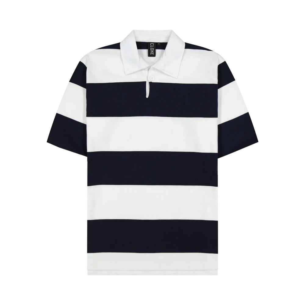 Short-Sleeved Striped Rugby Jersey SS-RJS