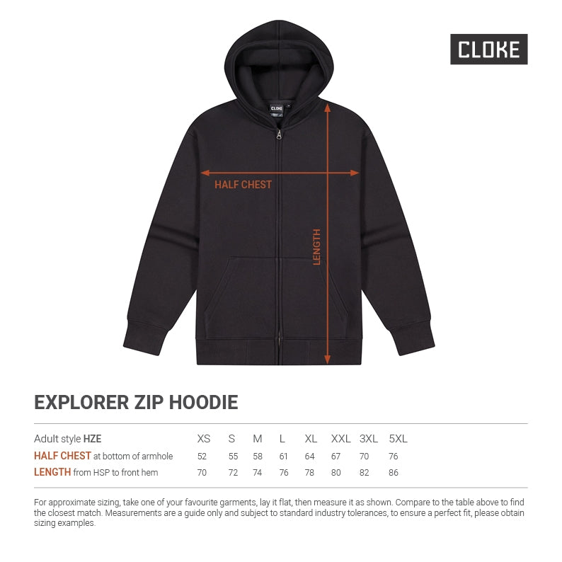 Explorer Zip Hoodie HZE