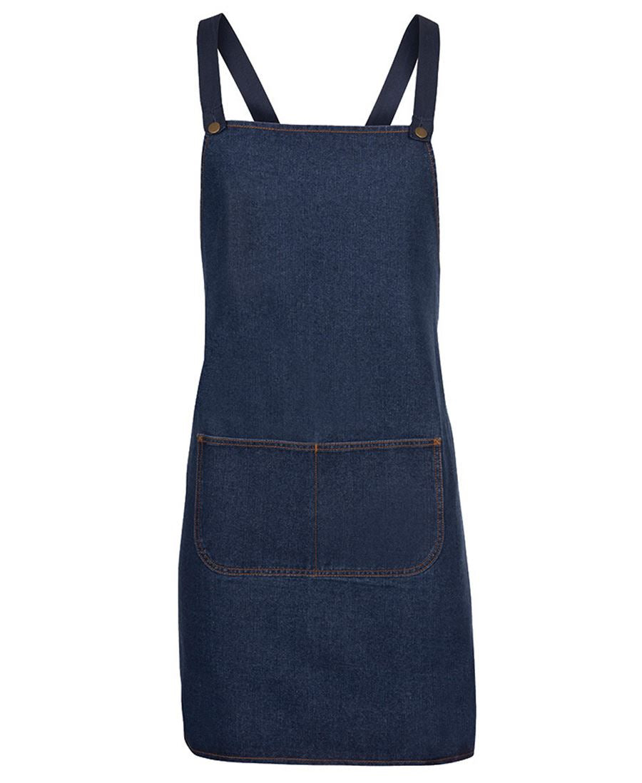 JB's CROSS BACK DENIM APRON (WITHOUT STRAP) 5ACBD