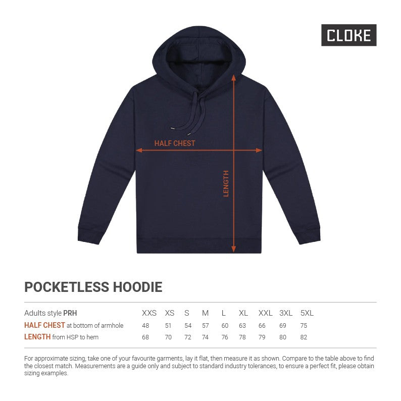Pocketless Hoodie PRH