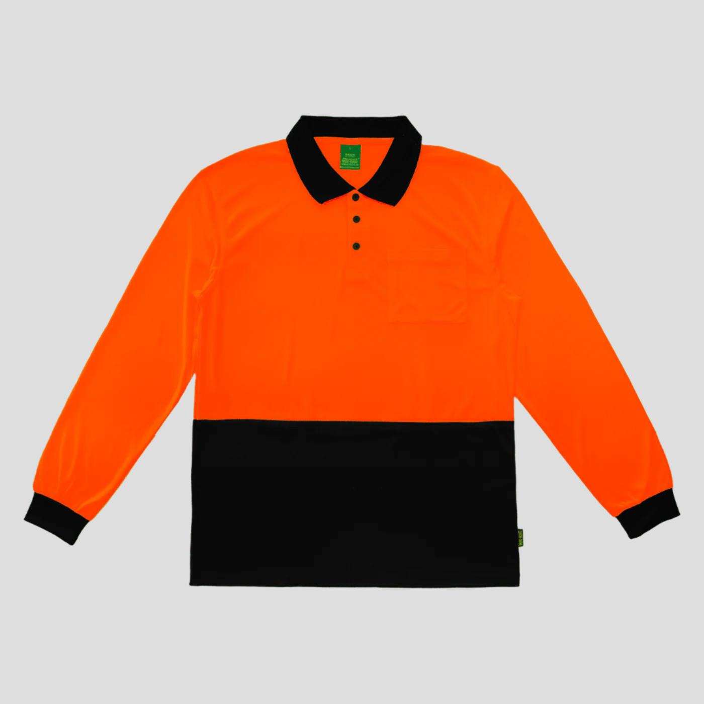 R482X Workguard Recycled Hi Vis LS Polo