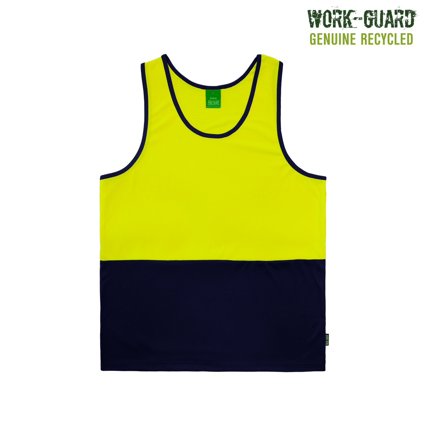 R491X Workguard Recycled Hi Vis Singlet