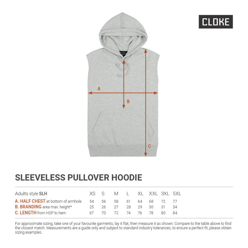 Sleeveless Pullover Hoodie SLH