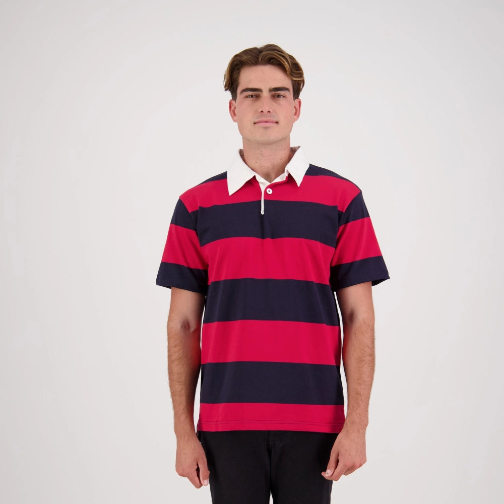 Short-Sleeved Striped Rugby Jersey SS-RJS