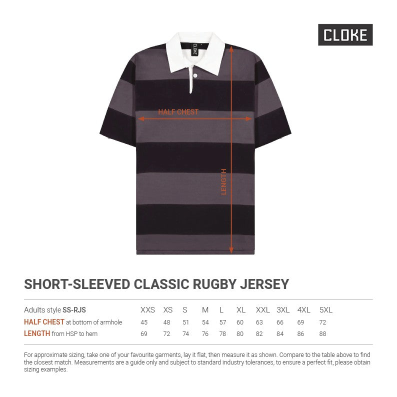 Short-Sleeved Striped Rugby Jersey SS-RJS