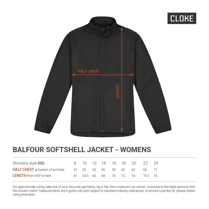Balfour Softshell Jacket - Womens SSG
