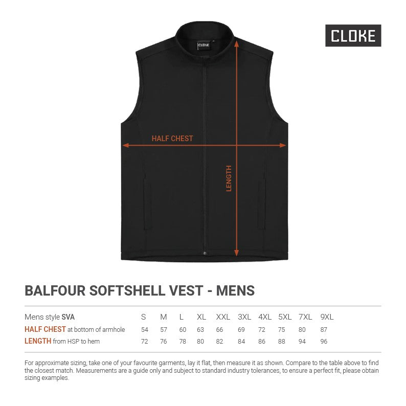 Balfour Softshell Vest - Mens SVA