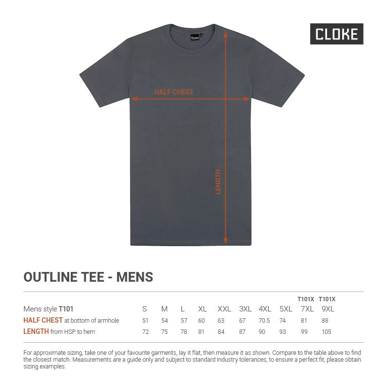 Outline Tee - Mens T101