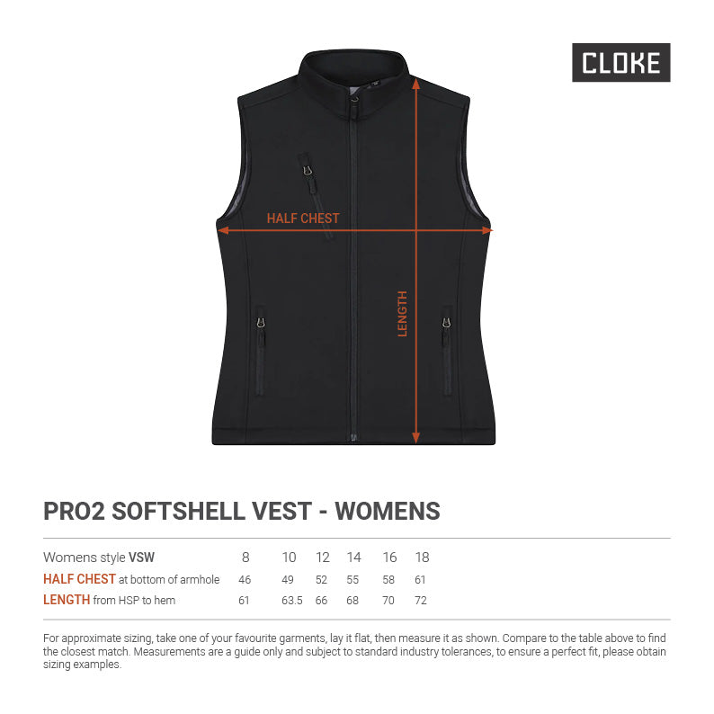 PRO2 Softshell Vest - Womens VSW
