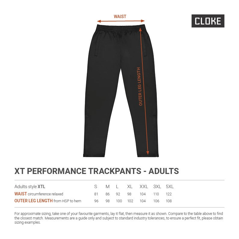 XT Performance Trackpants - Adults XTL