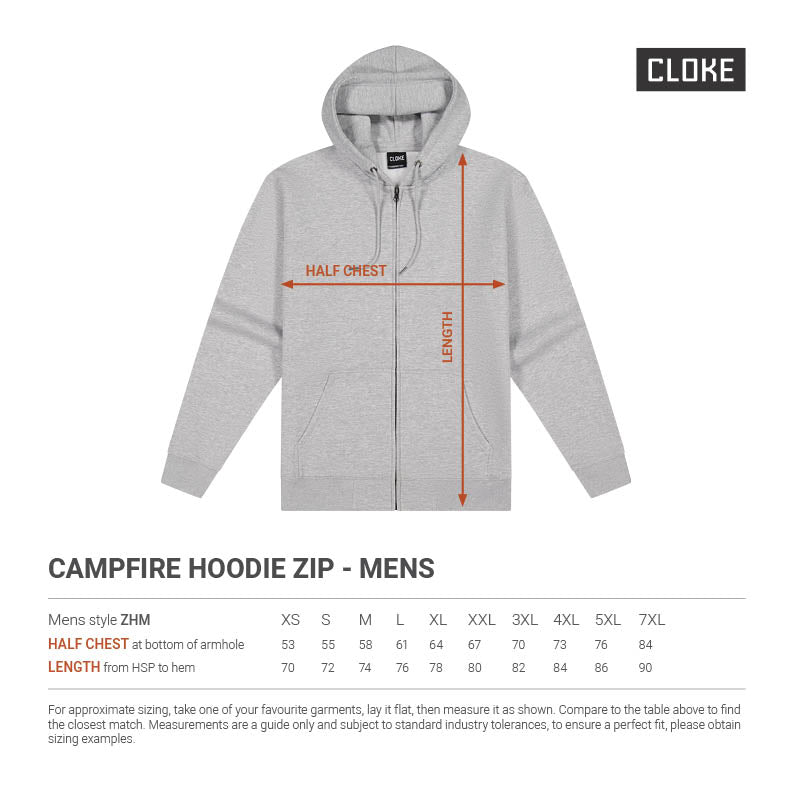 Campfire Zip Hoodie V2 - Mens ZHM