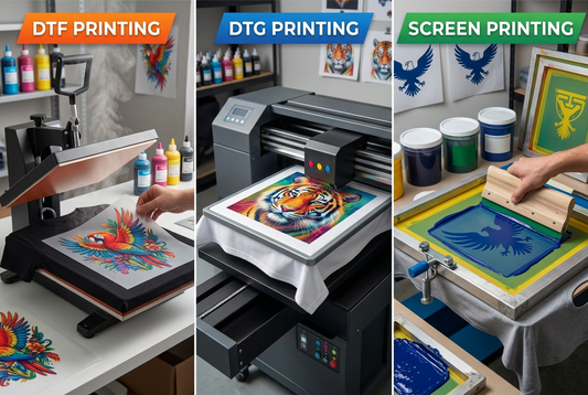 DTF vs DTG vs Screen Printing: Which Method Suits NZ Decorators?