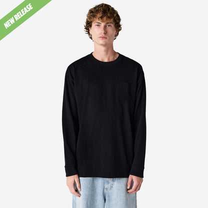 American Apparel Super Heavyweight Long Sleeve T-Shirt with Pocket 9401