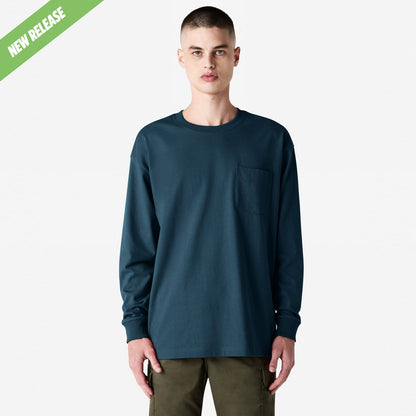 American Apparel Super Heavyweight Long Sleeve T-Shirt with Pocket 9401