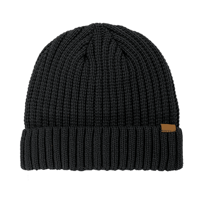 B2200 Headwear24 Rib Knitted Cuffed Beanie