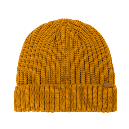 B2200 Headwear24 Rib Knitted Cuffed Beanie