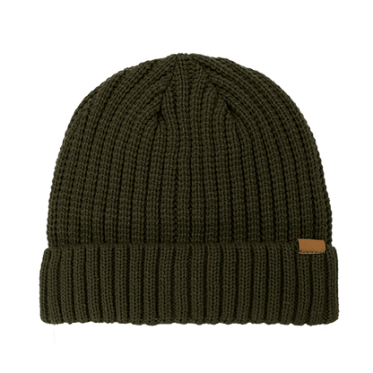 B2200 Headwear24 Rib Knitted Cuffed Beanie