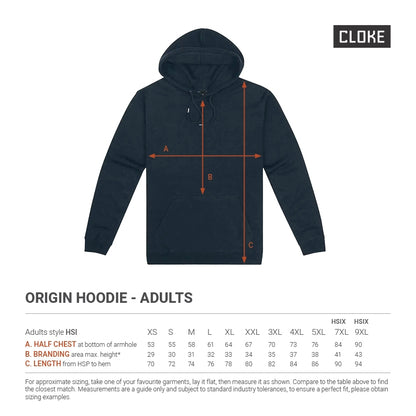 Origin Origin Hoodie - Plus Sizes HSIX