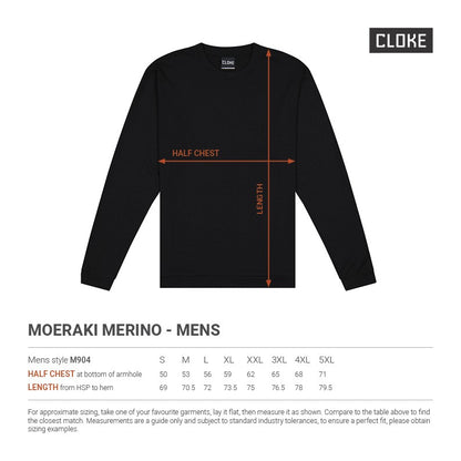 Moeraki Merino - Mens M904