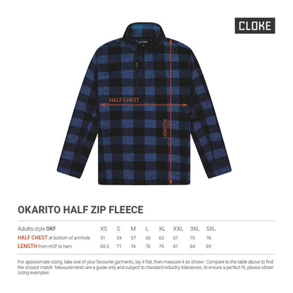 Okarito Half Zip Fleece OKF