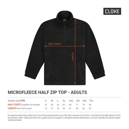 Microfleece Half Zip Top PTN