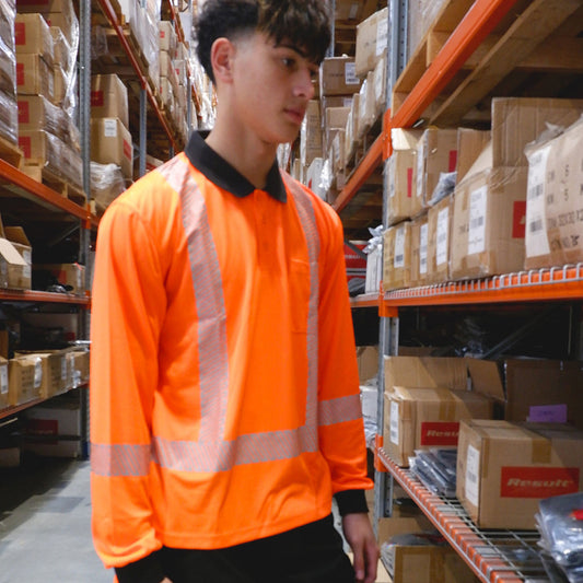 R483X Workguard Recycled TTMC LS Polo