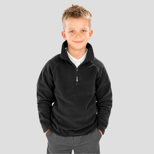 R905B Result Recycled PET Youth Qtr.Zip Fleece Top