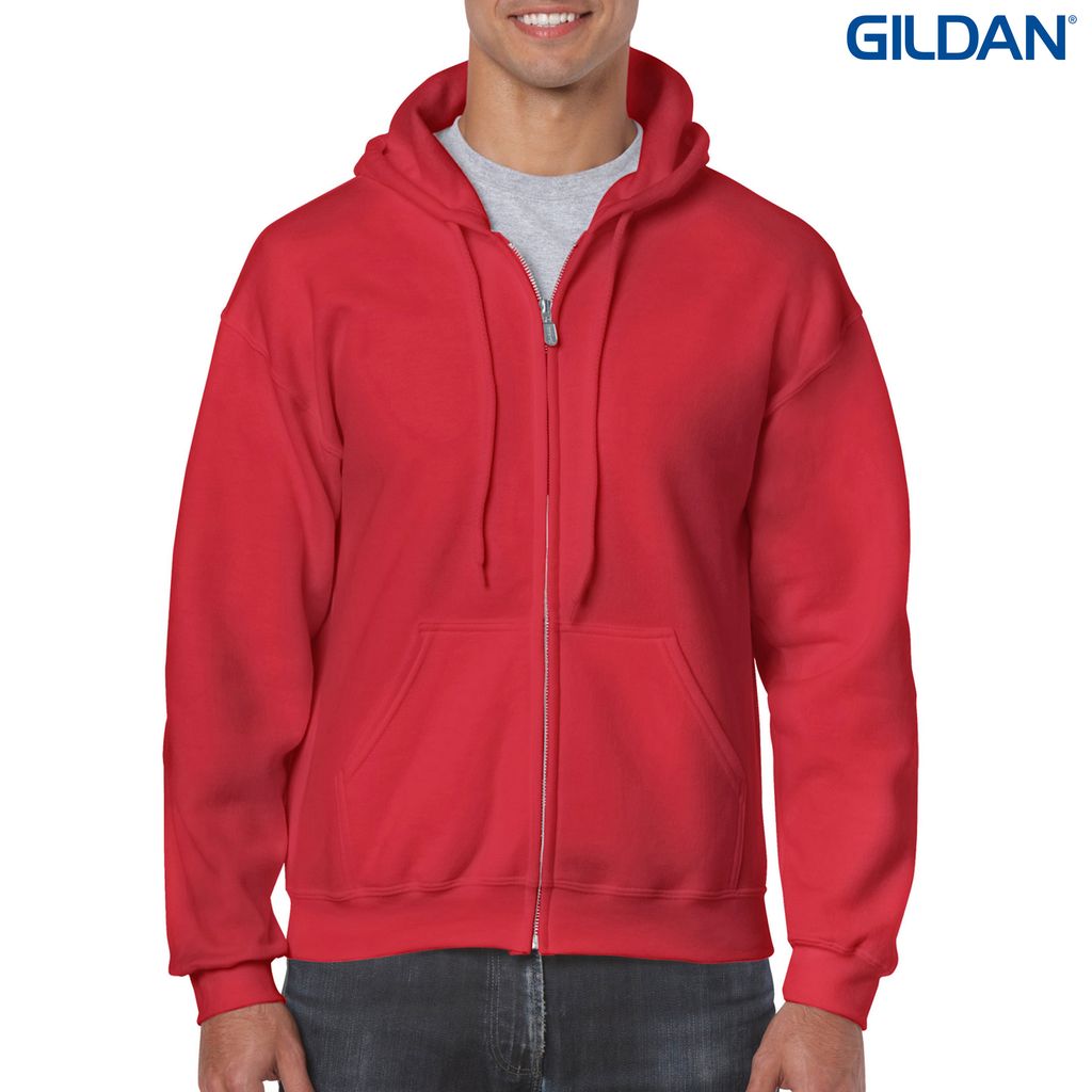 18600 Gildan Heavy Blend Adult Full Zip Hooded Sweatshirt
