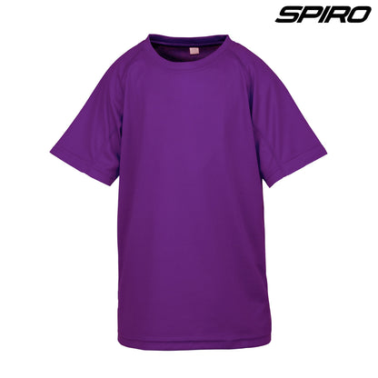 S287B Spiro Youth Impact Performance Aircool T-Shirt