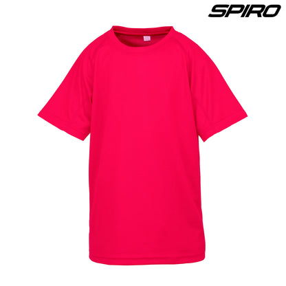 S287B Spiro Youth Impact Performance Aircool T-Shirt