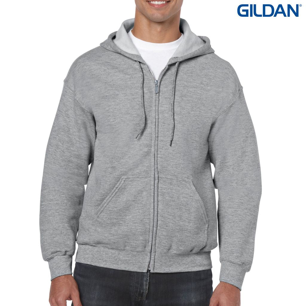 18600 Gildan Heavy Blend Adult Full Zip Hooded Sweatshirt