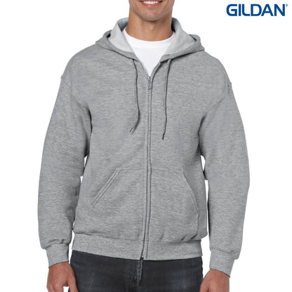 18600 Gildan Heavy Blend Adult Full Zip Hooded Sweatshirt