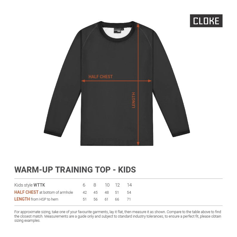 Warmup Training Top - Kids WTTK