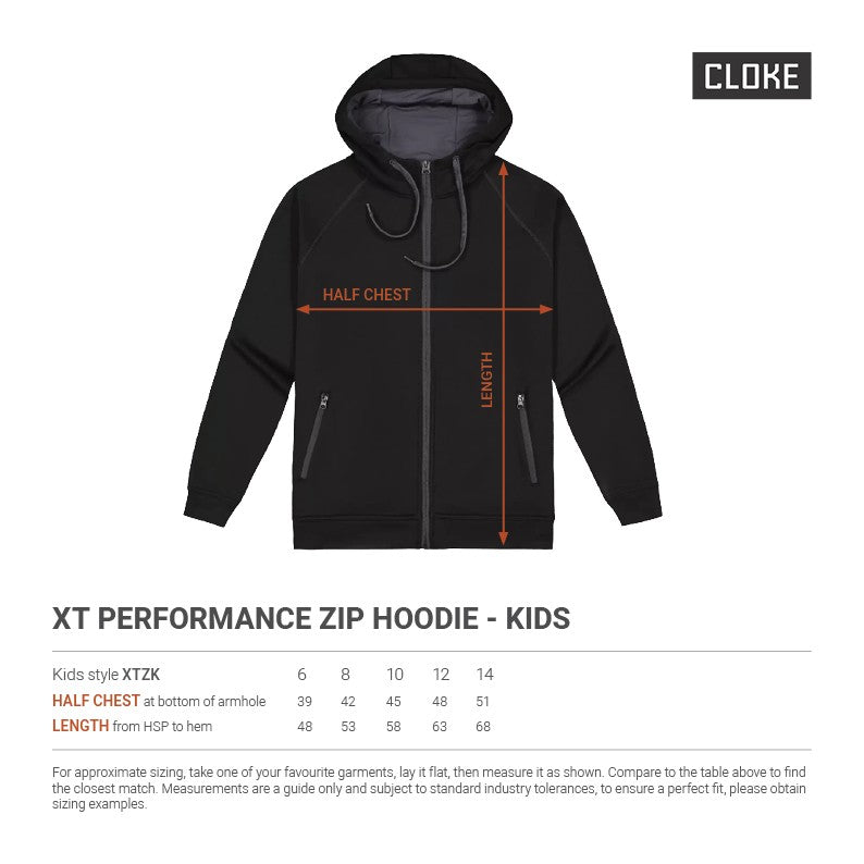 XT Performance Zip Hoodie - Kids XTZK